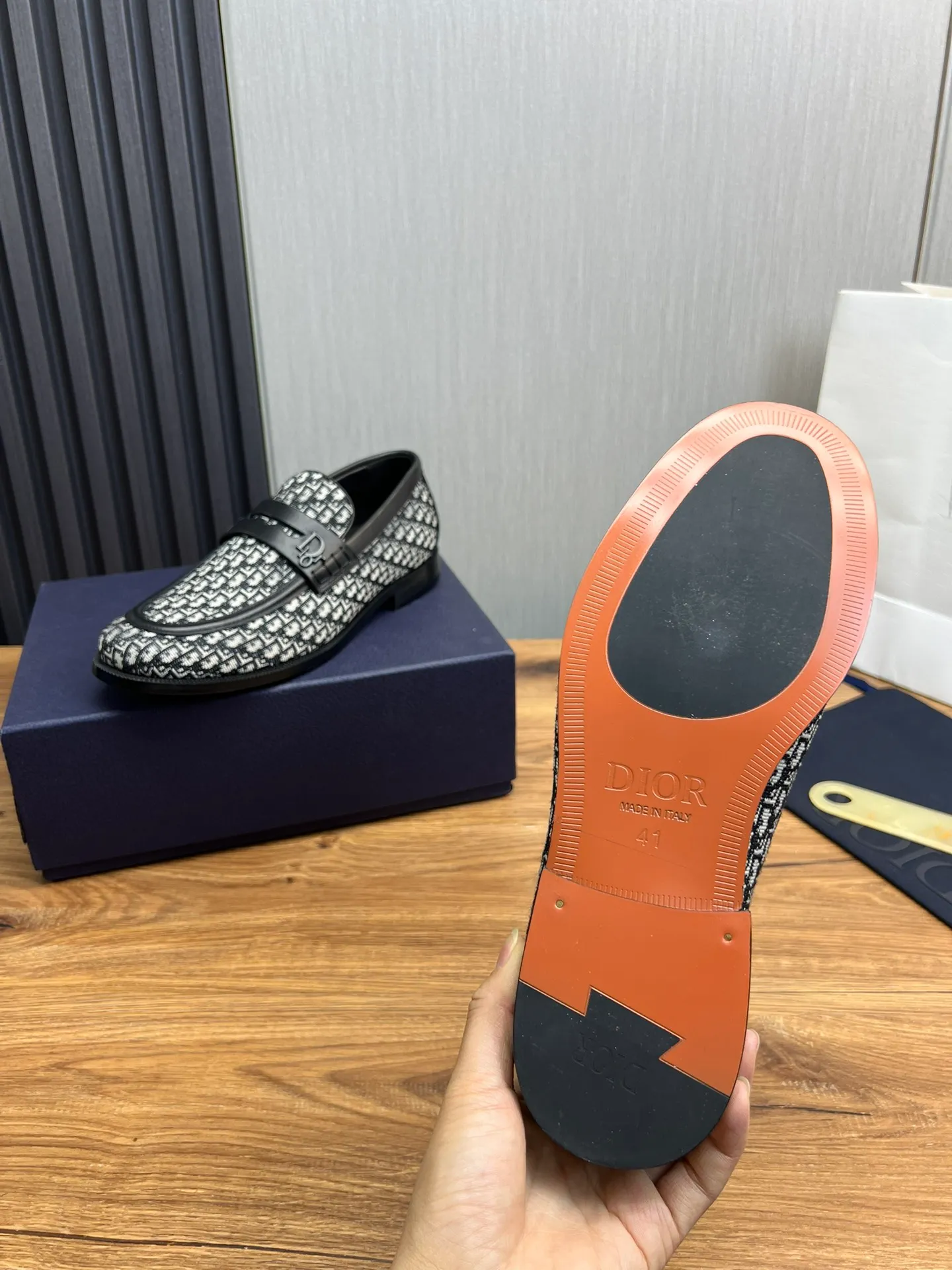 Men's men's shoes💰520💰 Dior men's business casual leather shoes👞all made of imported original brand leather, just to create a more comfortable wearing experience, upper: original cowhide➕imported sheepskin lining, original non-slip and wear-resistant rubber outsole✔️36-45 (38.45 non-returnable)